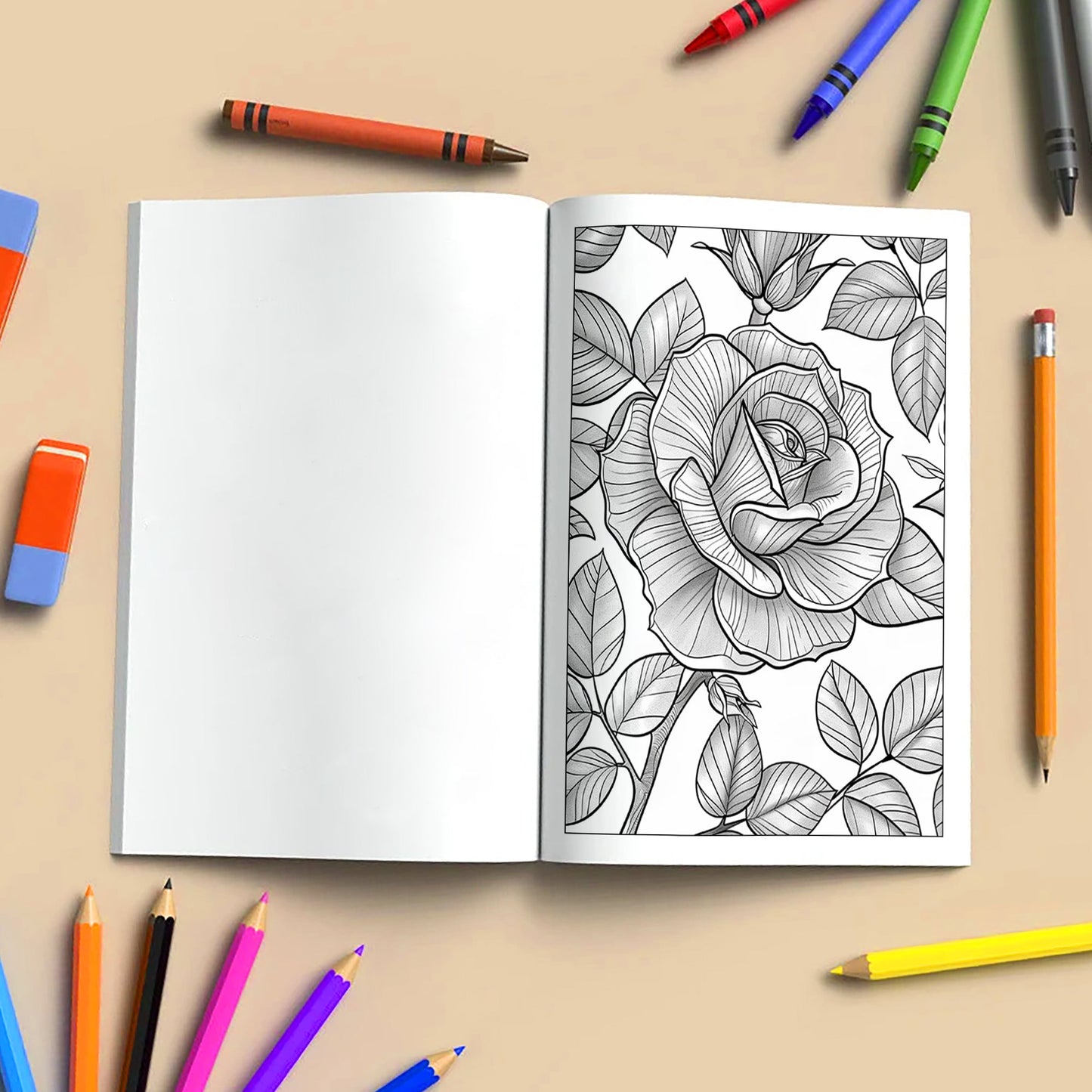 Blossom Dreams Coloring Pages – 48 Pages – Floral Wonderland Art, Beautiful Flowers, Nature Designs – For Adults