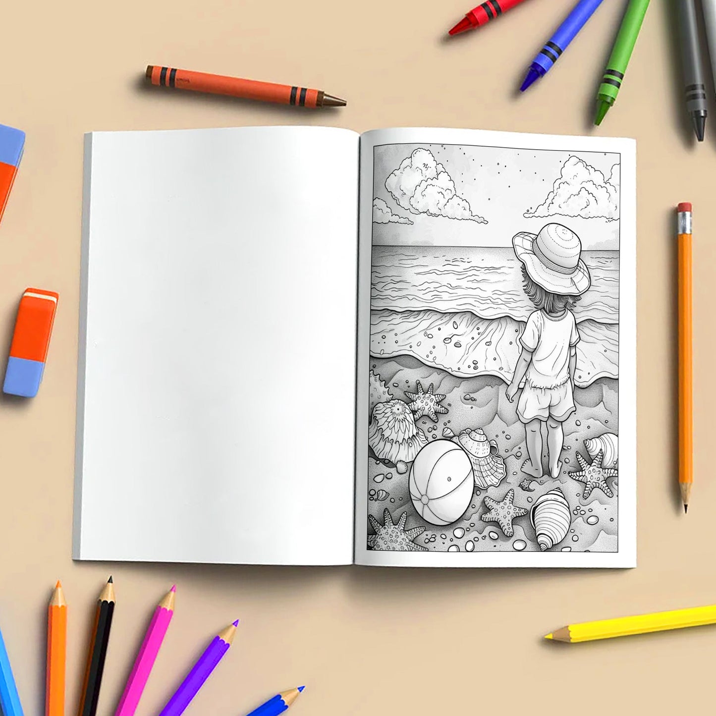 Aloha Adventures in Hawaii Coloring Pages – 48 Summer Fun Designs for Kids