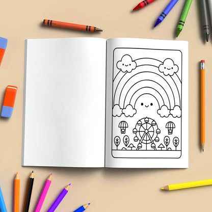 Tropical Joy Hawaii Coloring Pages – 48 Fun and Cute Summer Scenes for Kids