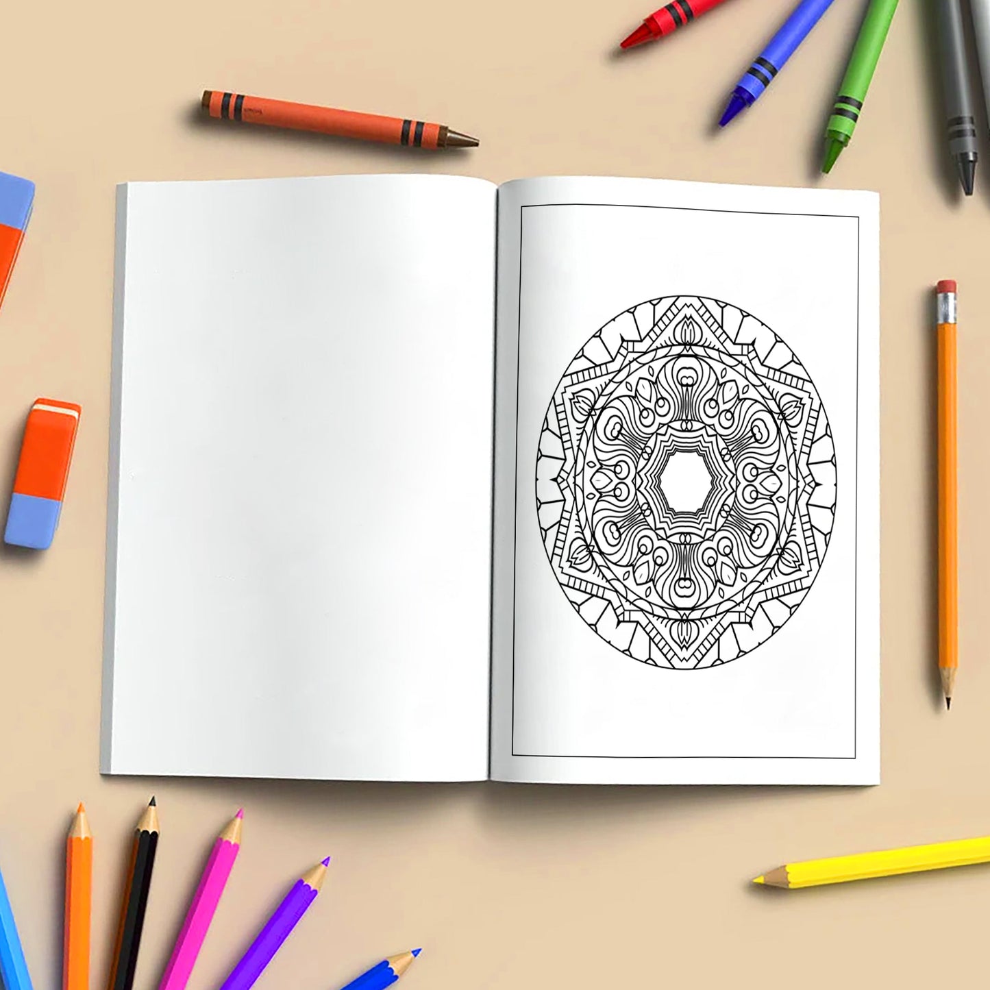 Petal Pulse – Floral Mandala Coloring Pages – 48 Intricate Designs for Adults