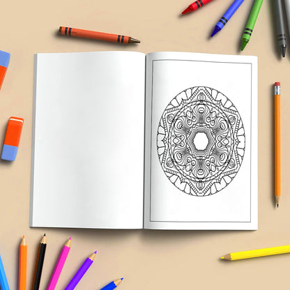 Petal Pulse – Floral Mandala Coloring Pages – 48 Intricate Designs for Adults
