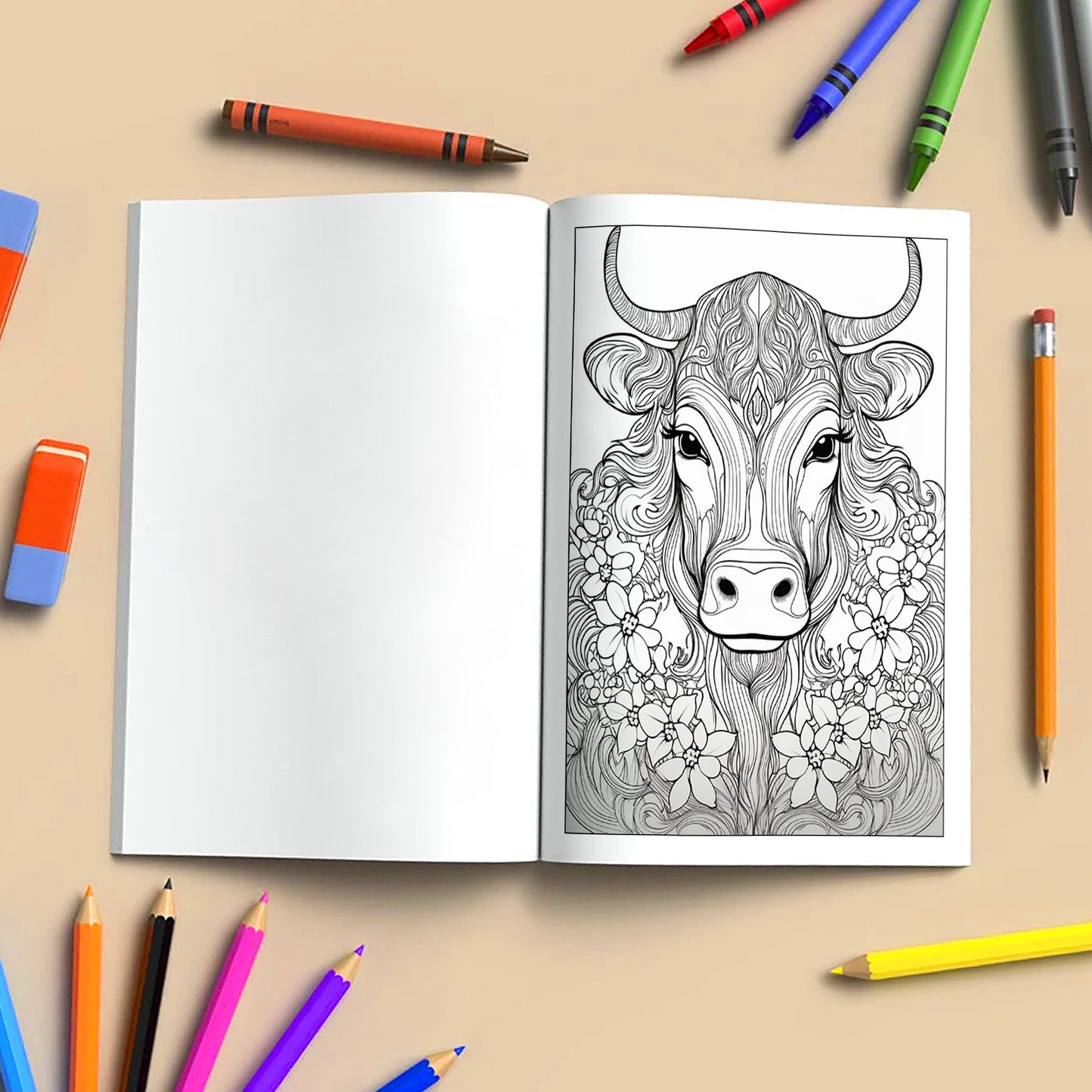 Mandala Farmyard Wonders Coloring Pages – 48 Country Animal Designs for Adults