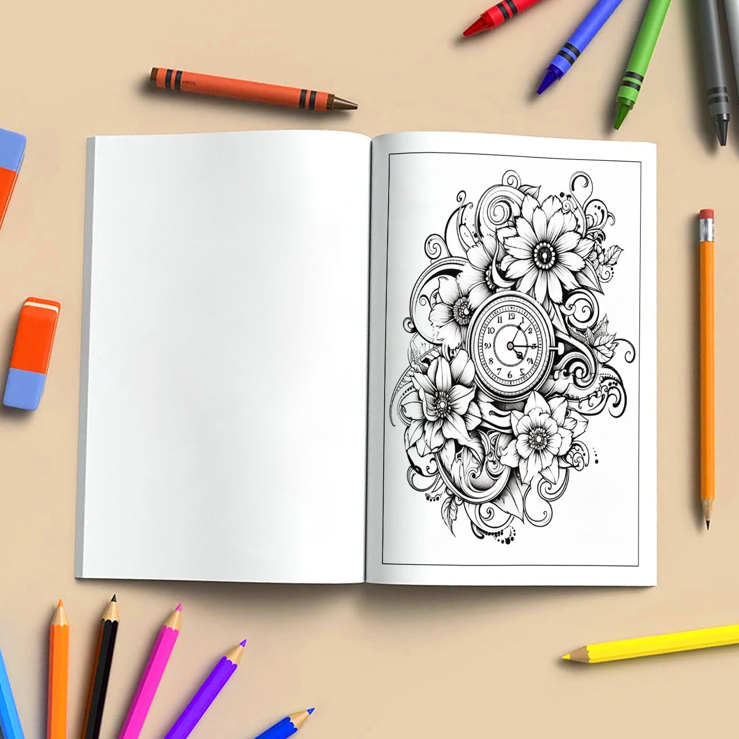 Gears of Time Coloring Pages – 48 Industrial-Themed Mandalas for Adults