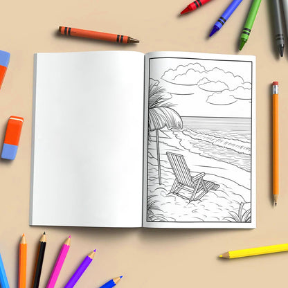 Sun & Sand Hawaii Coloring Pages – 48 Tropical Summer Activities for Kids