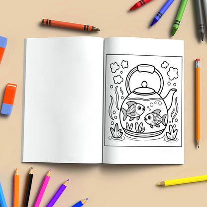 Celestial Kids of the Zodiac Coloring Pages – 48 Pages – Whimsical Star Sign Adventures for Children