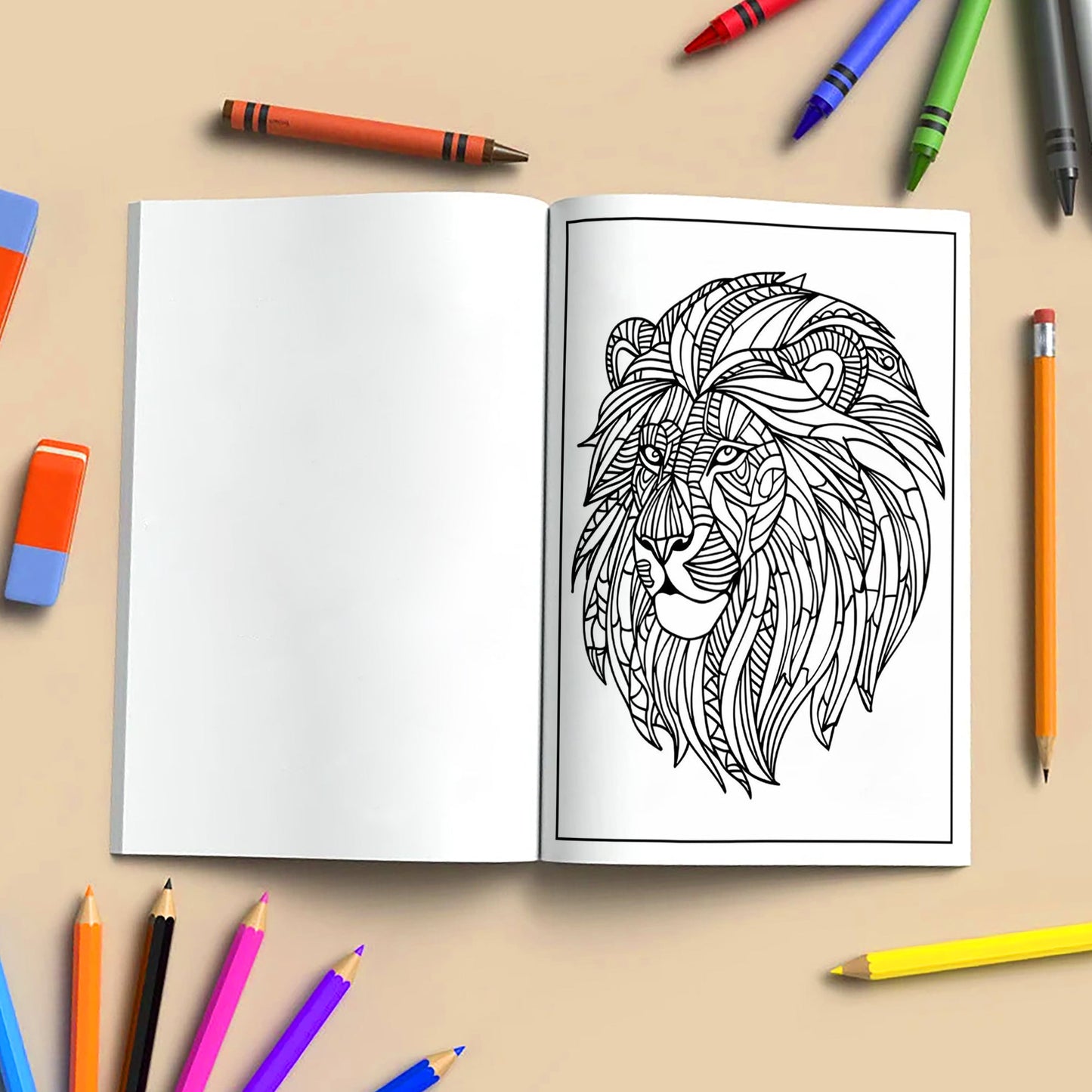 Wild Spirit Mandalas Coloring Pages – 48 Animal-Inspired Patterns for Adults