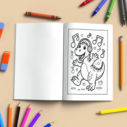 Little Roarers Coloring Pages – 48 Adorable Dinosaurs with Big Attitude – For Kids