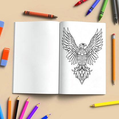 Mandala Creatures – Animals Coloring Pages – 48 Pages – Detailed Animal Mandalas, Artistic Zen Designs, Stress Relief – For Adults