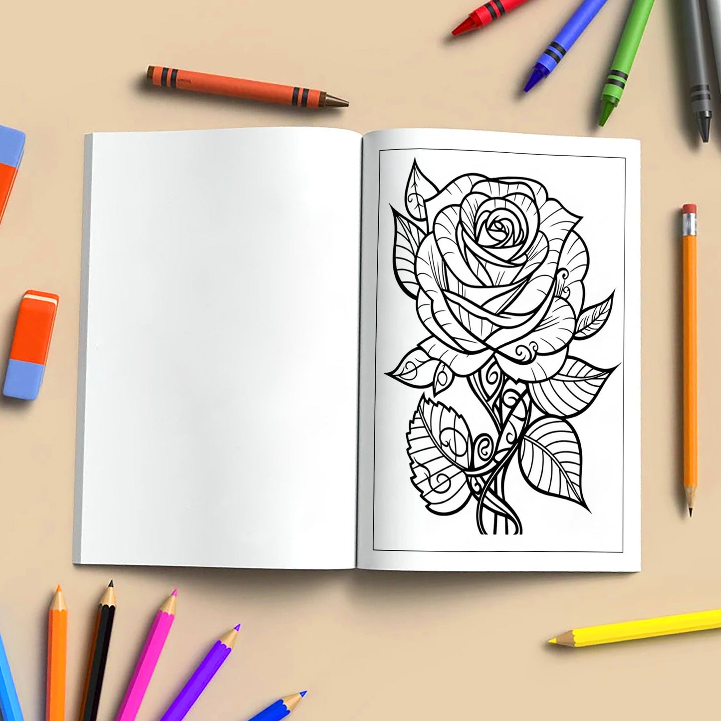 Floral Whimsy Mandala Coloring Pages – 48 Intricate Designs for Adults