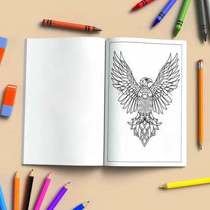 Spirit of the Wild Coloring Pages – 48 Animal Mandala Designs for Adults