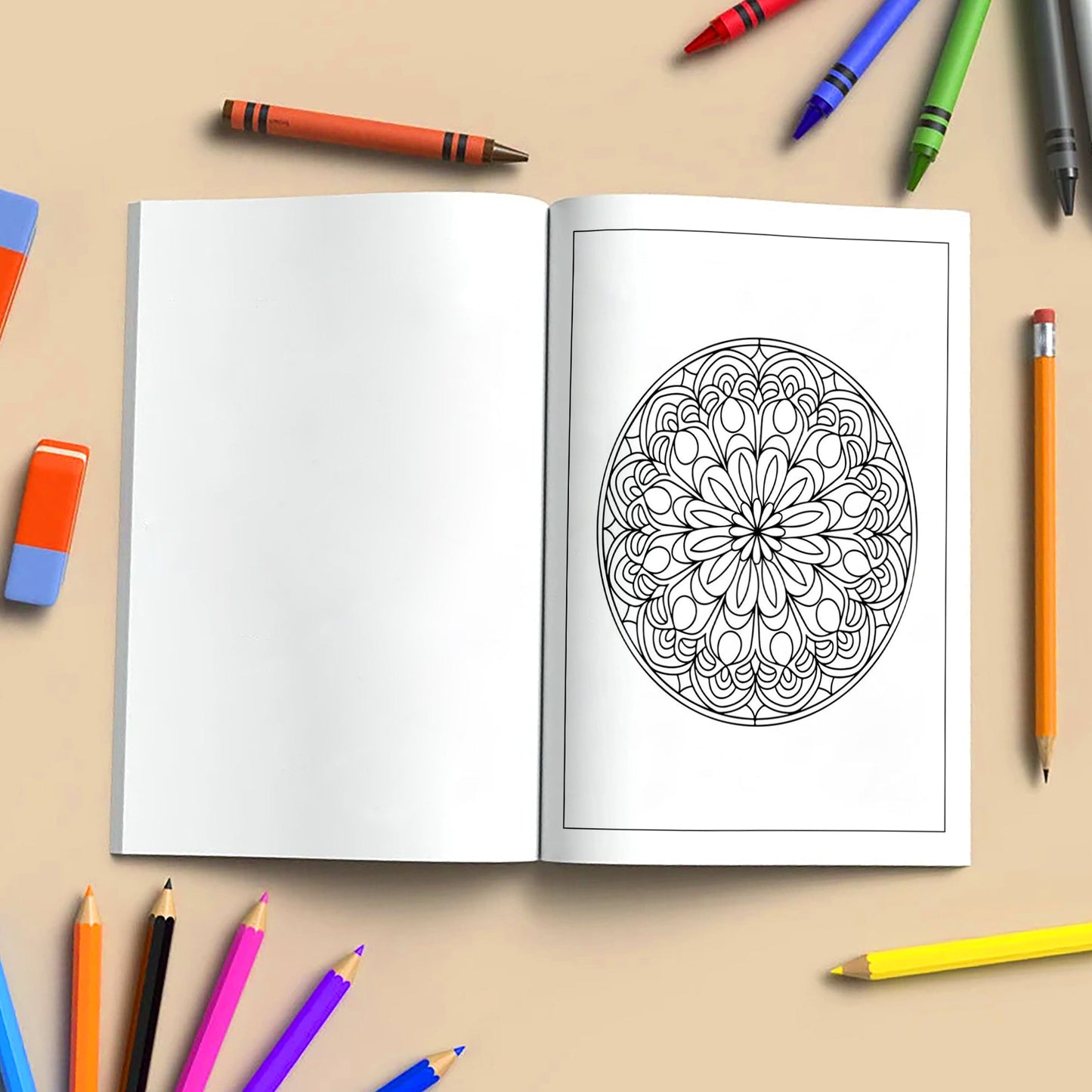 Signs of the Stars Coloring Pages – 48 Pages – Detailed Zodiac Line Art for Mindful Coloring