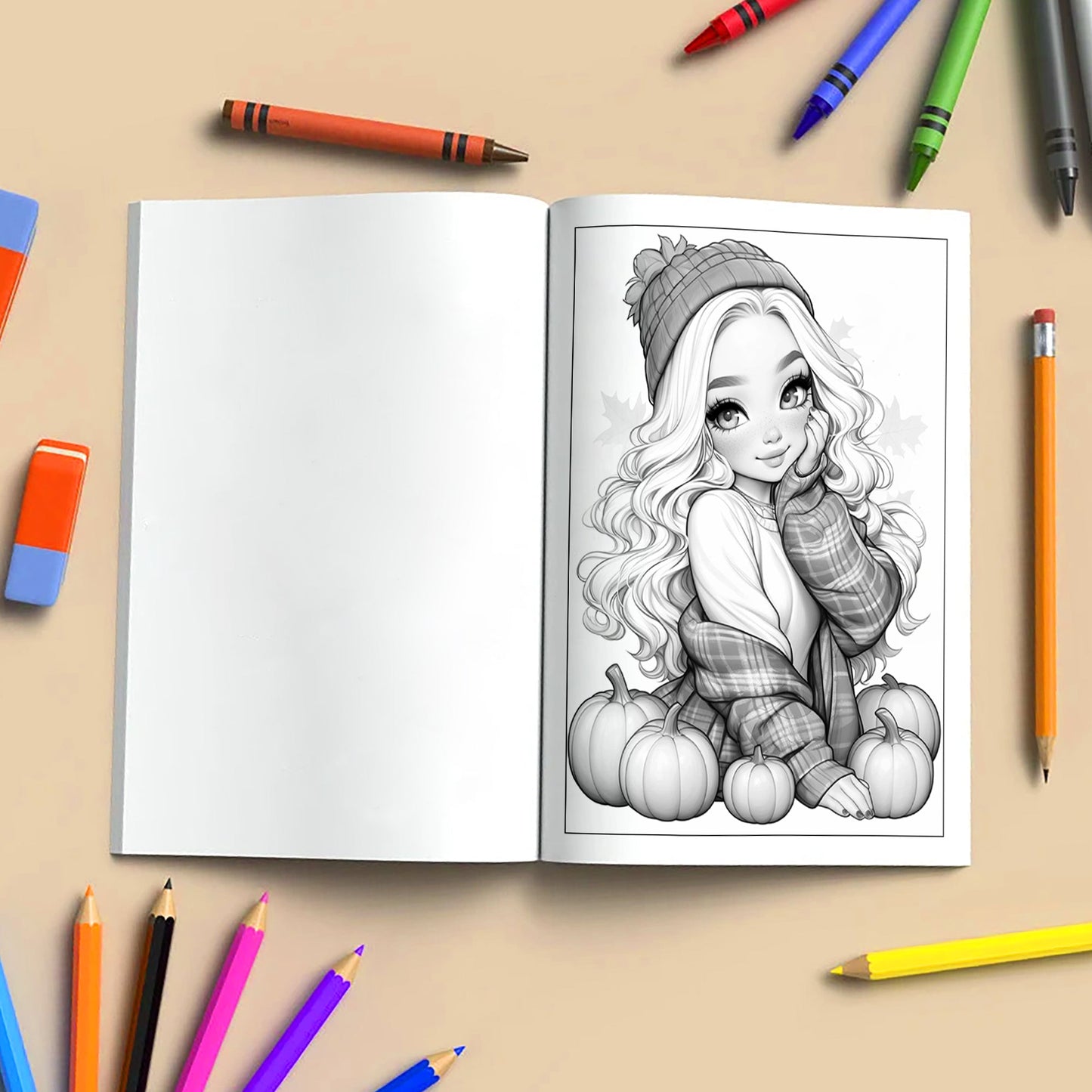 Charming Chill Coloring Pages – 48 Cozy Fashion-Inspired Designs for Adults