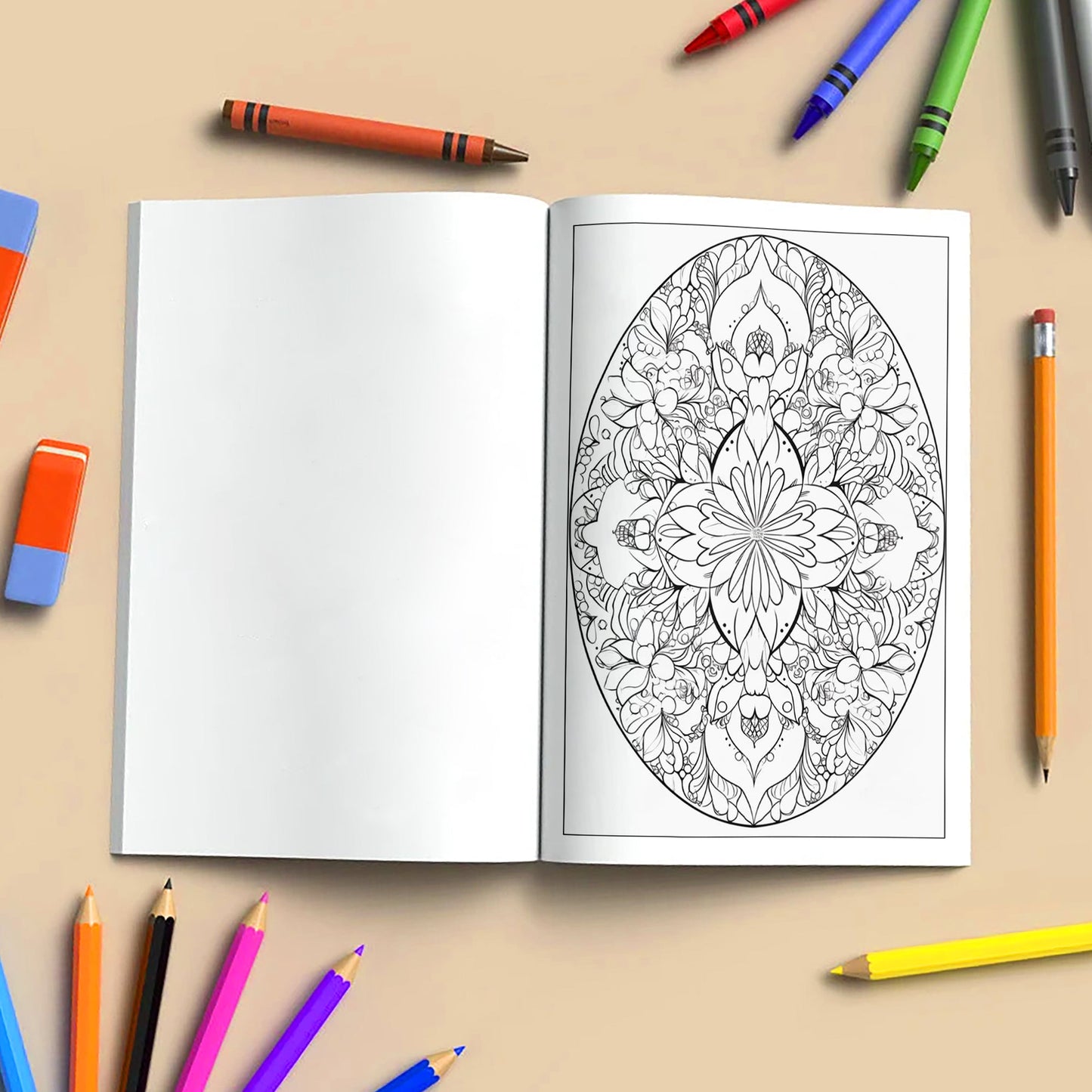 Easter Egg Mandala Coloring Pages – 48 Spring Designs for Adults