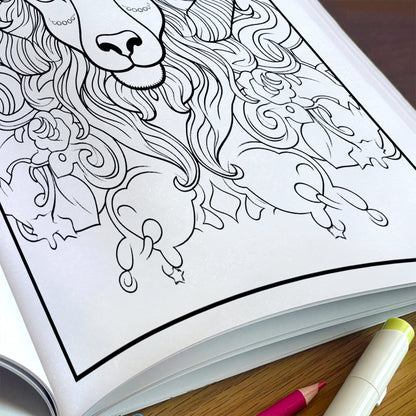 Zodiac Spirit Coloring Pages – 48 Mystical Astrology Animals for Adults