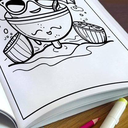 Aloha Adventures Coloring Pages – 48 Fun Island Designs for Kids