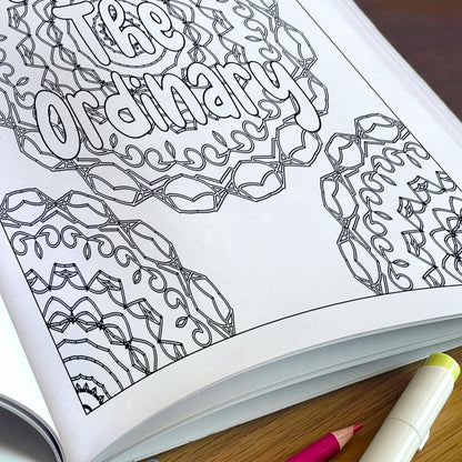 Mandala Inspirations Coloring Pages – 48 Empowering Quotes for Adults