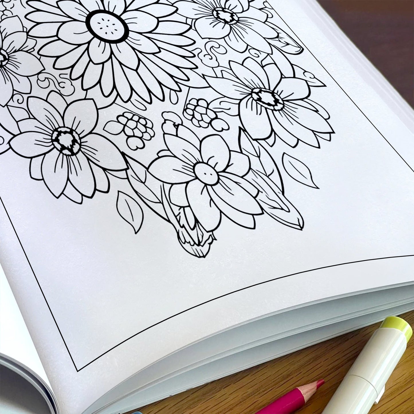 Blooming Mandala Garden Coloring Pages – 48 Floral Designs for Adults