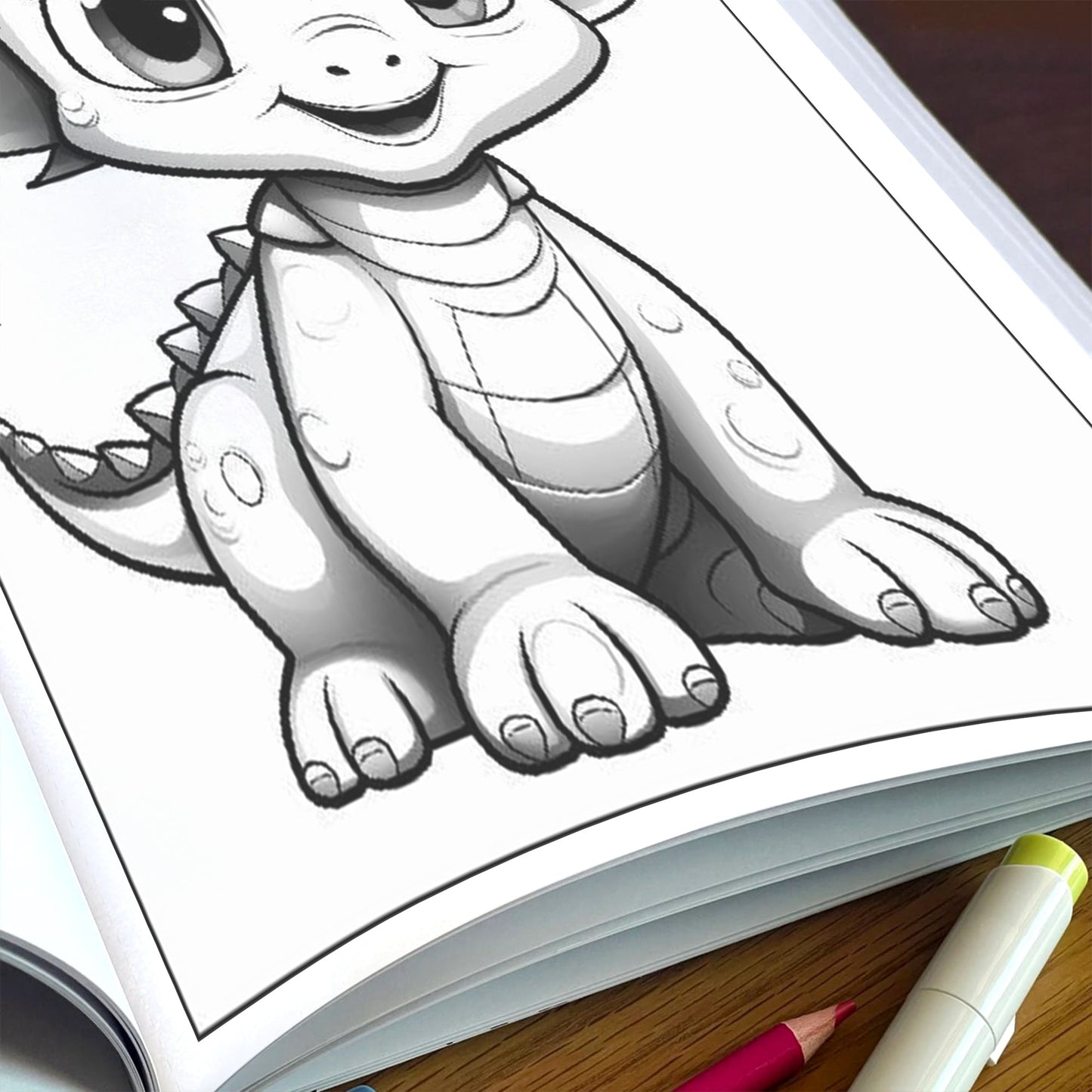 Jurassic Joy Coloring Pages – 48 Fun, Happy, Prehistoric Adventures – For Kids