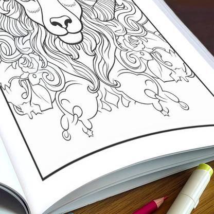 Starlit Zodiac Mandalas – Zodiac Coloring Pages – 48 Pages – Cosmic Patterns, Horoscope Magic – For Adults