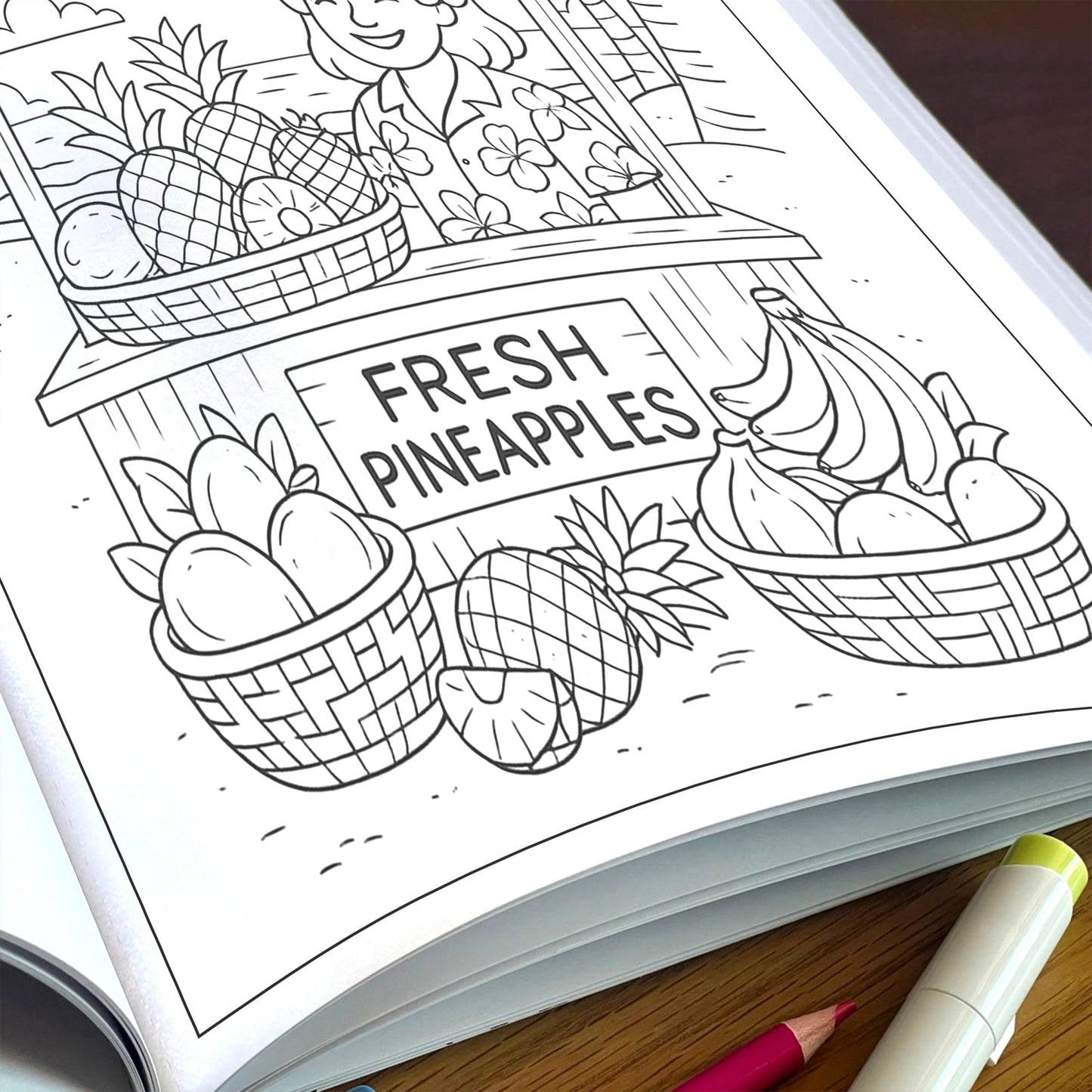 Everyday Hawaii – Hawaii Coloring Pages – 48 Pages – Island Life, Daily Moments, Local Fun – For Kids