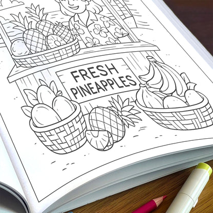 Everyday Hawaii – Hawaii Coloring Pages – 48 Pages – Island Life, Daily Moments, Local Fun – For Kids