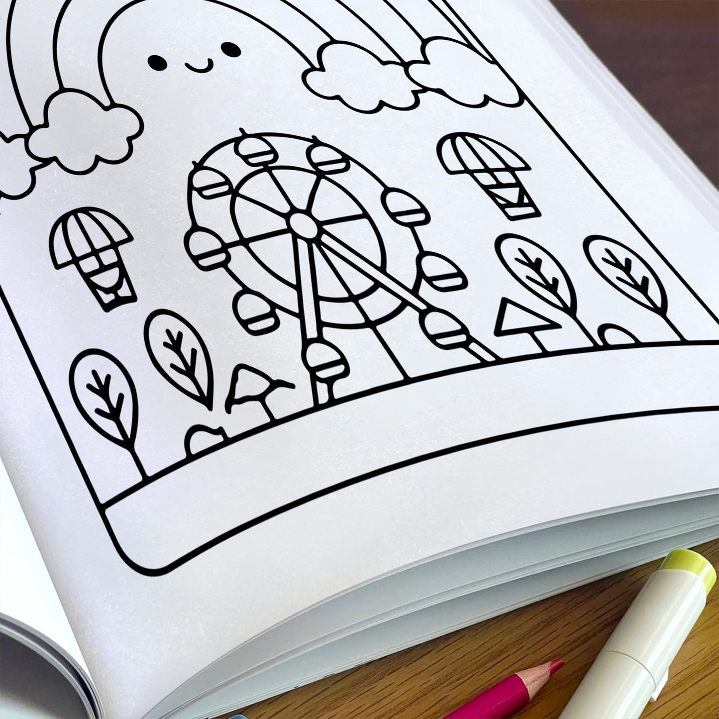 Tropical Joy Hawaii Coloring Pages – 48 Fun and Cute Summer Scenes for Kids