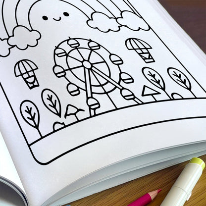 Tropical Joy Hawaii Coloring Pages – 48 Fun and Cute Summer Scenes for Kids