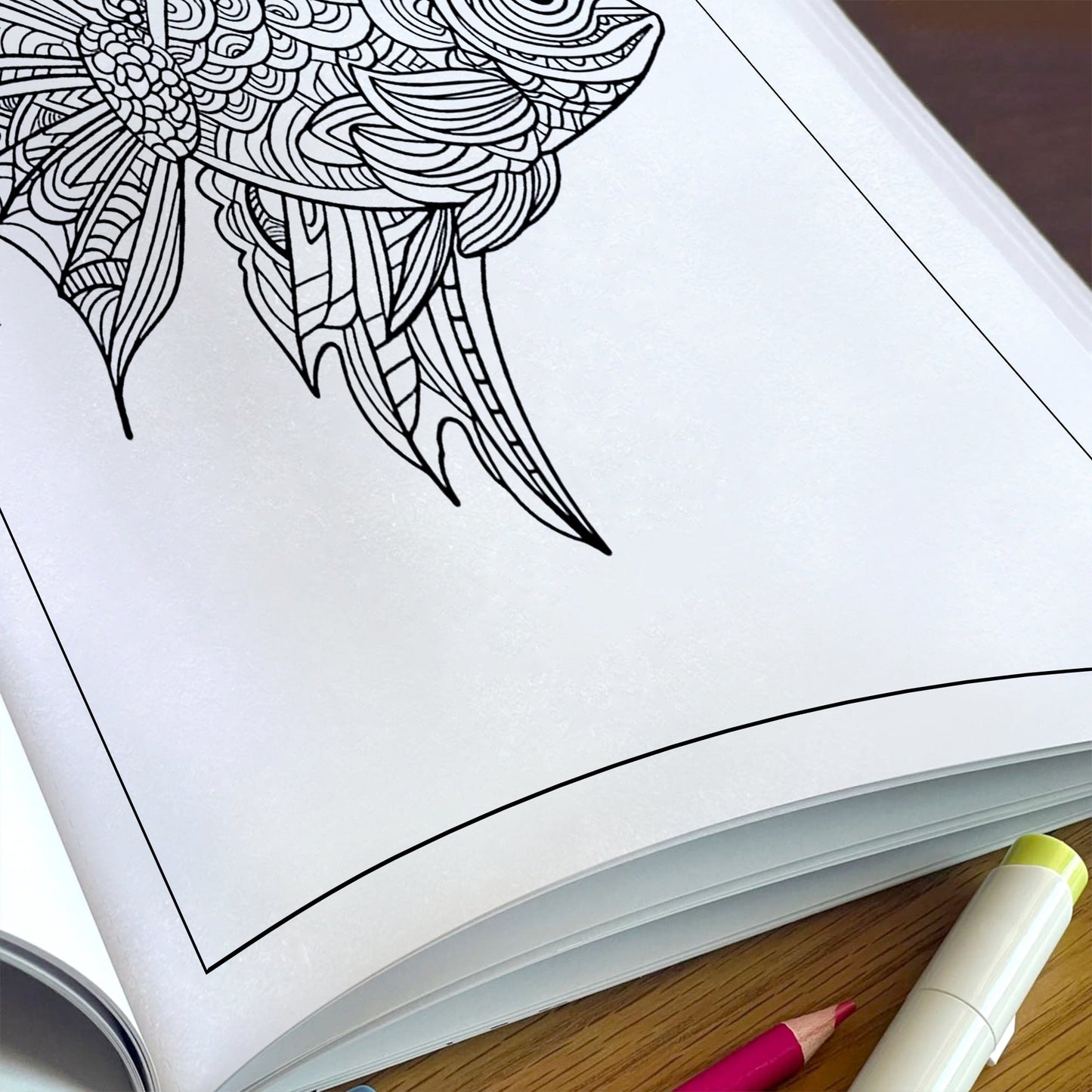 Mystic Koi Coloring Pages – 48 Intricate Fish Mandala Designs – For Adults