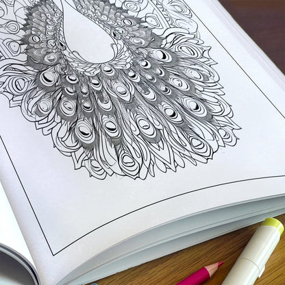 Feathered Mandalas Coloring Pages – 48 Intricate Bird Designs for Adults