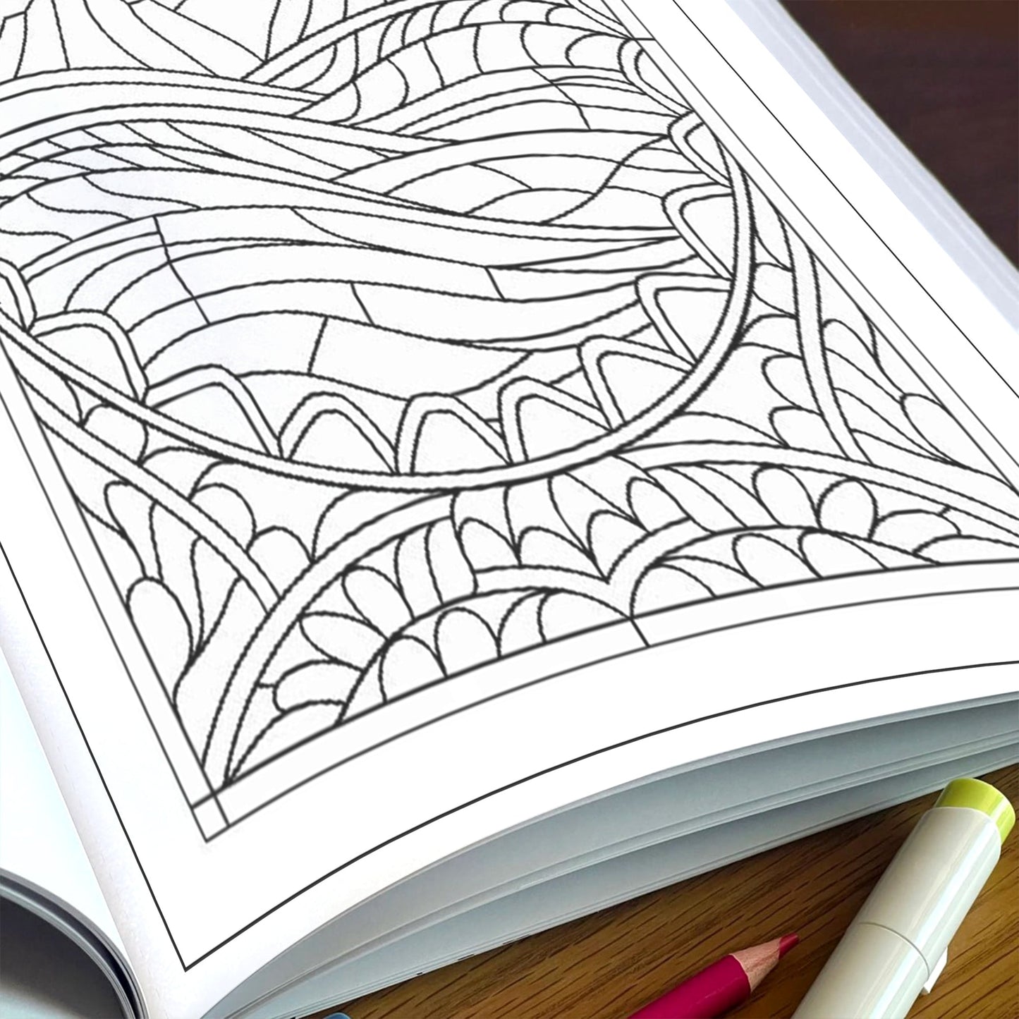 Nature Mandala Reflections Coloring Pages – 48 Intricate Designs for Adults