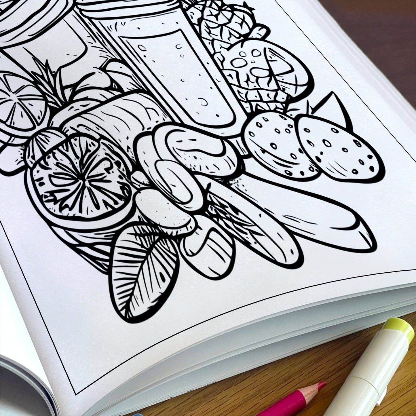 Hawaii Vibes Coloring Pages – 48 Fun and Scenic Beach Designs for Adults