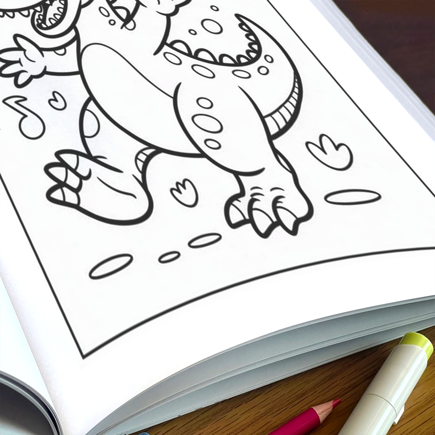 Little Roarers Coloring Pages – 48 Adorable Dinosaurs with Big Attitude – For Kids