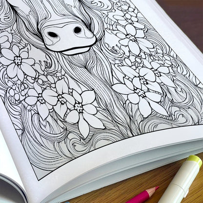 Mandala Farmyard Wonders Coloring Pages – 48 Country Animal Designs for Adults