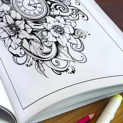 Gears of Time Coloring Pages – 48 Industrial-Themed Mandalas for Adults