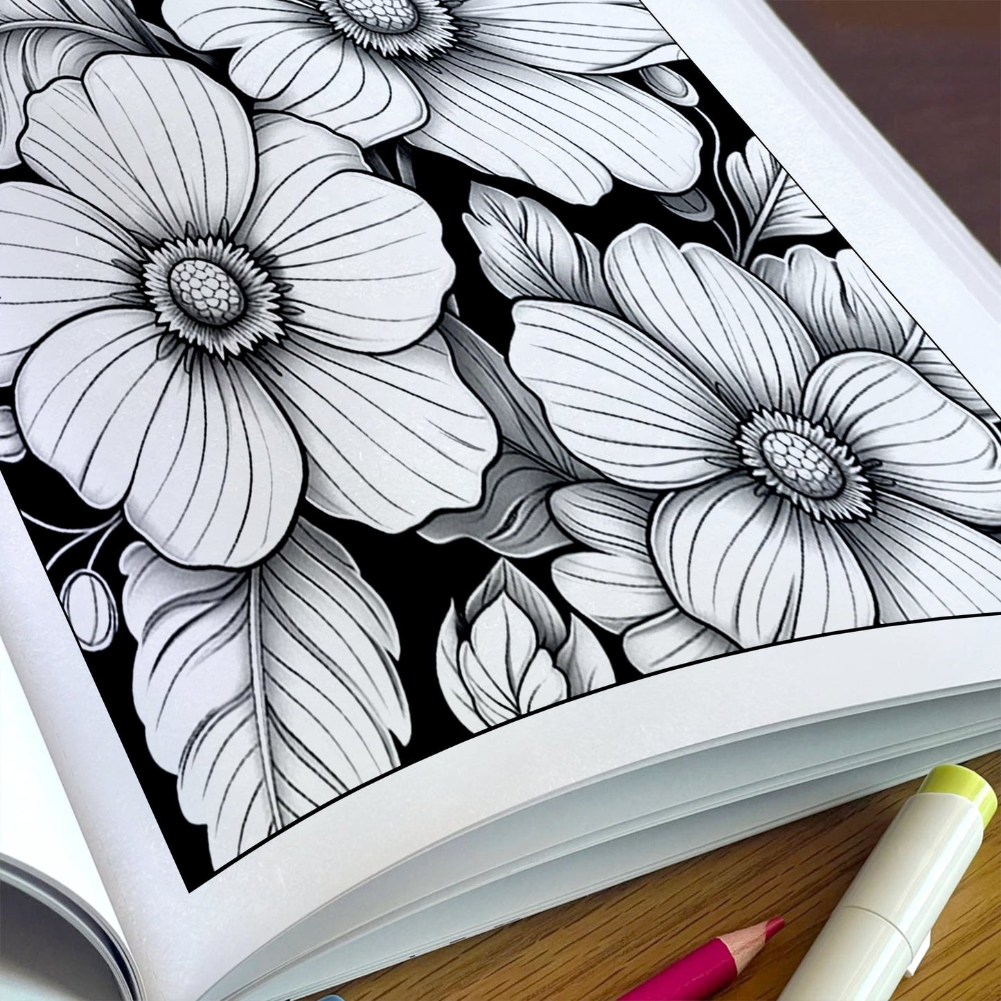 Blooming Petals Mandala Coloring Pages – 48 Detailed Flower Patterns for Adults