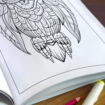 Mystic Owl Mandalas Coloring Pages – 48 Elegant Designs for Adults