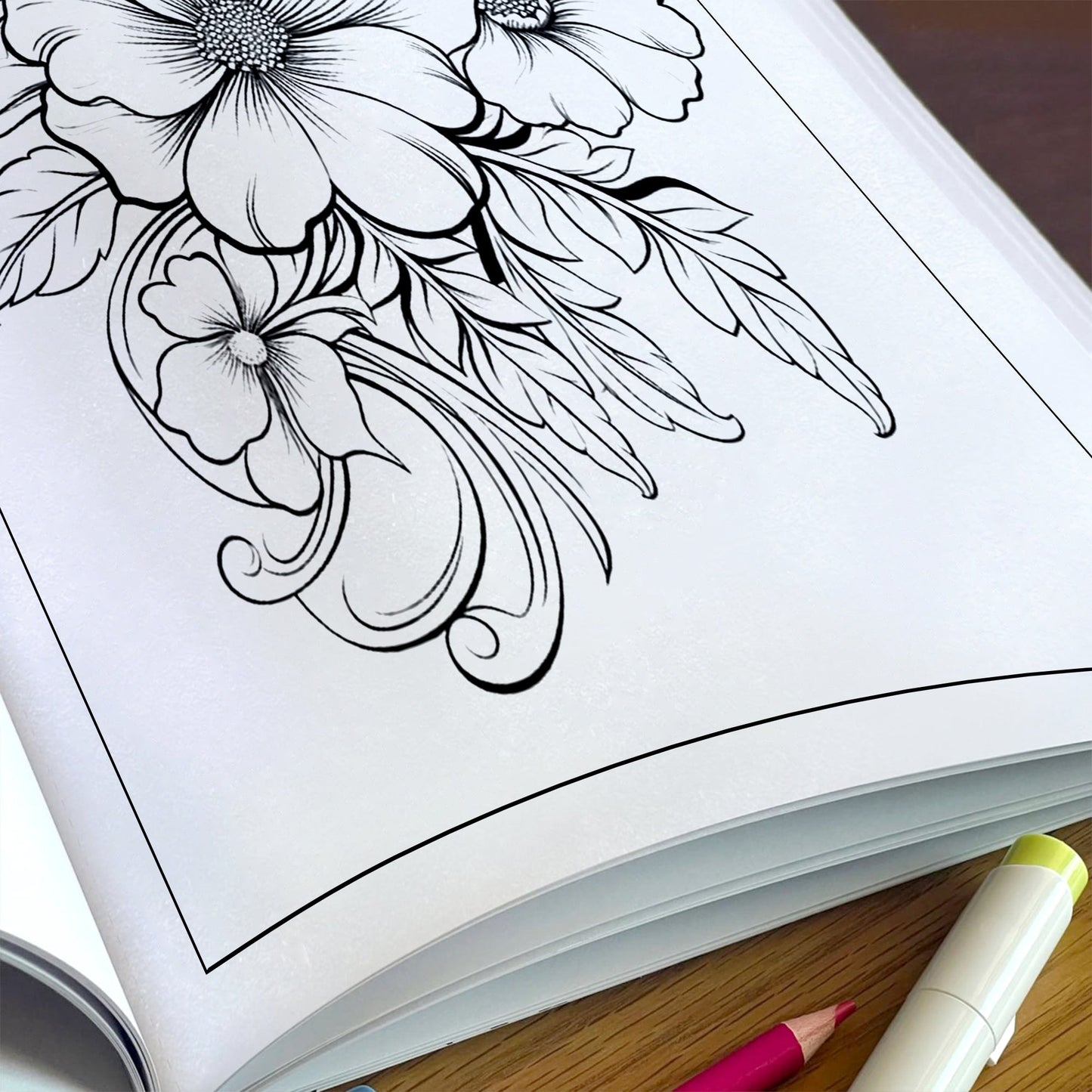 Mandala Flowers Coloring Pages – 48 Relaxing Floral Patterns for Adults to Color