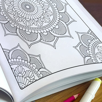 Petal Mandalas – Mandala Coloring Pages – 48 Pages – Intricate, Symmetrical, Nature-Inspired – For Adults