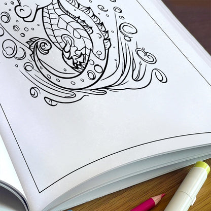 Ocean Friends of Hawaii Coloring Pages – 48 Fun Sea Life Designs for Kids