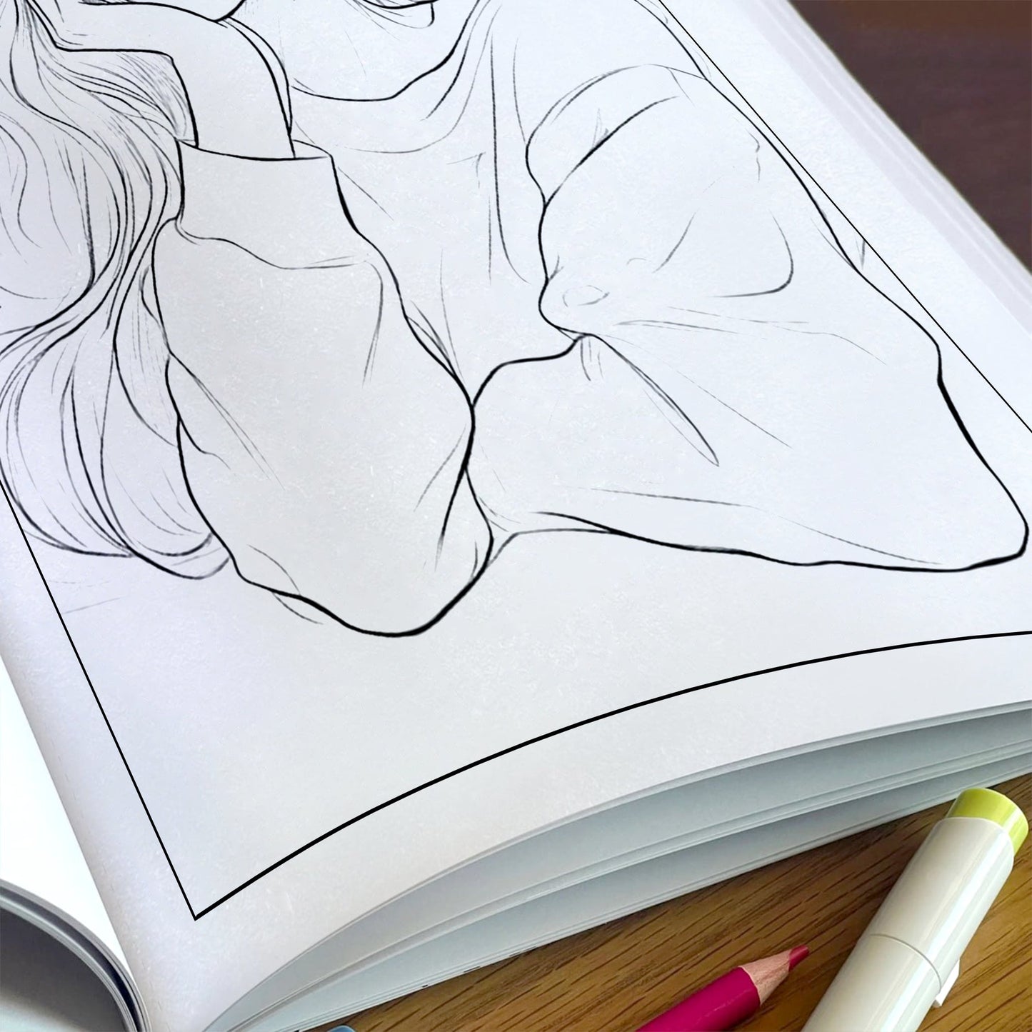 Cozy Charm Coloring Pages – 48 Relaxing Portrait Designs for Adults