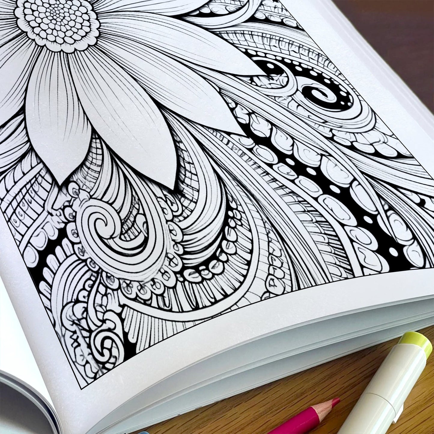 Floral Muse Coloring Pages – 48 Elegant Woman Designs for Adults