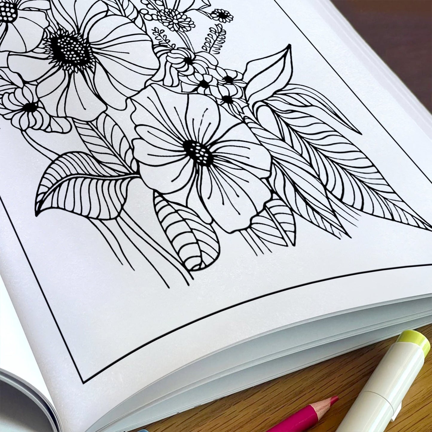Floral Serenity Mandala Coloring Pages – 48 Relaxing Flower Designs for Adults