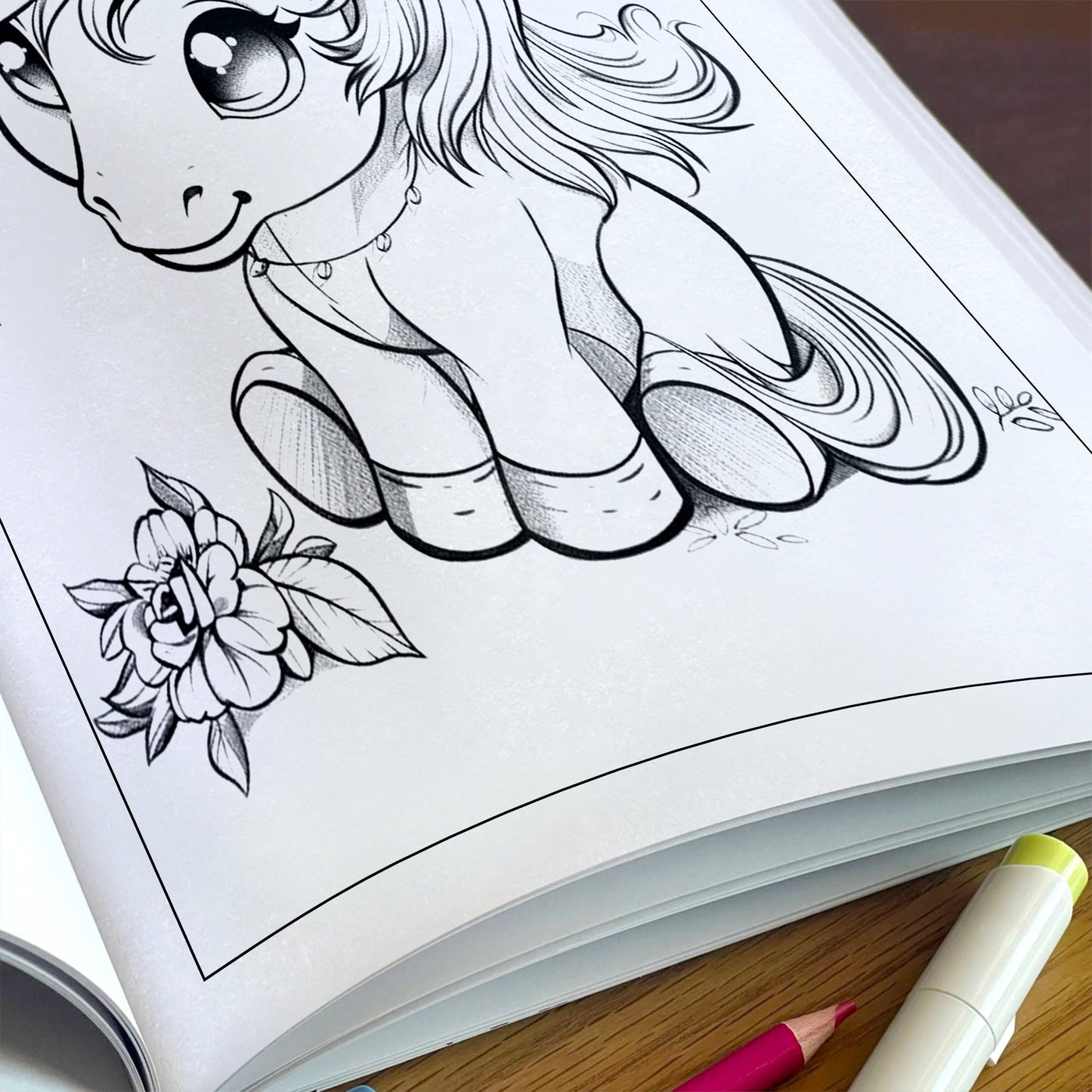 Unicorn Friends in Bloom Coloring Pages – 48 Playful and Kid-Friendly Illustrations
