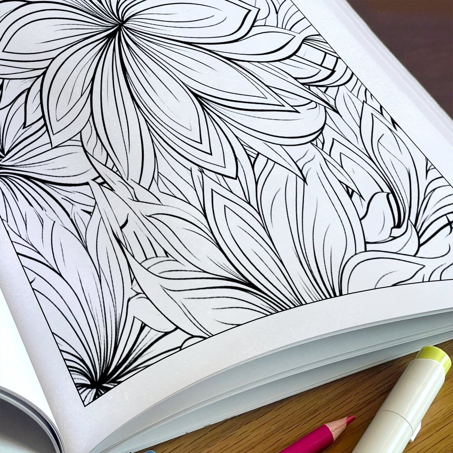 Floral Mandala Dreams Coloring Pages – 48 Flower Designs for Adults