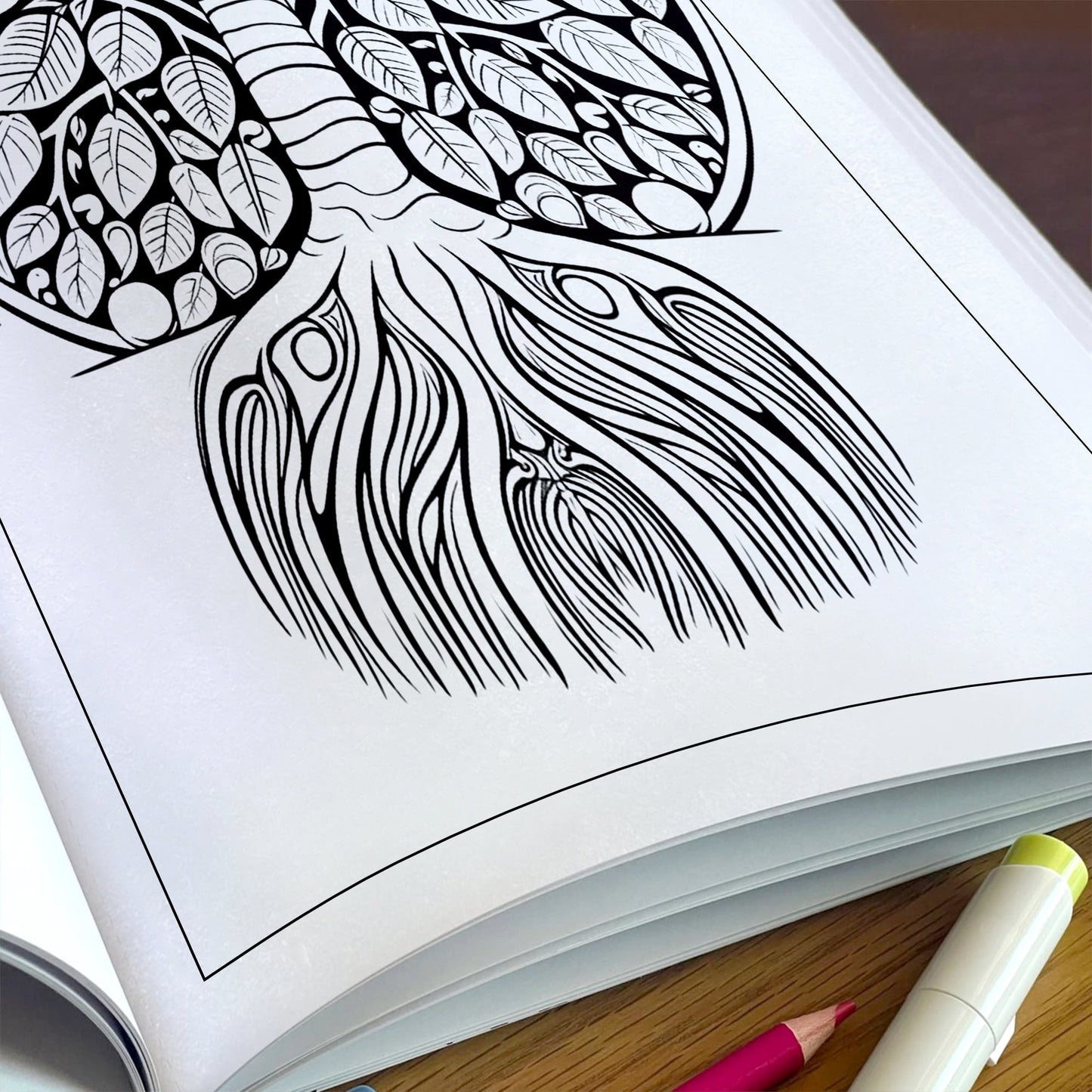 Divine Tree Mandalas Coloring Pages – 48 Spiritual and Nature Mandalas for Adults