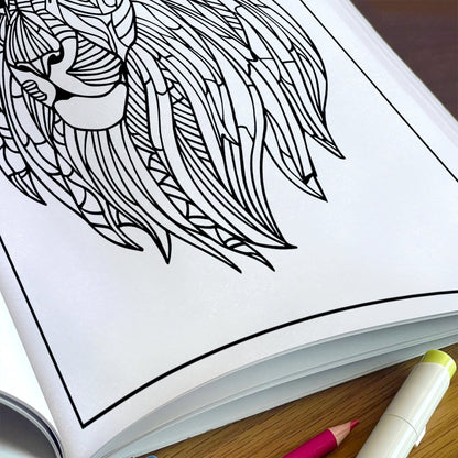 Wild Spirit Mandalas Coloring Pages – 48 Animal-Inspired Patterns for Adults