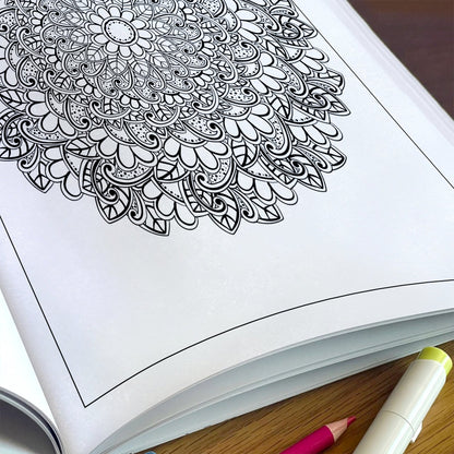 Ornate Harmony Mandala Coloring Pages – 48 Relaxing Designs for Adults