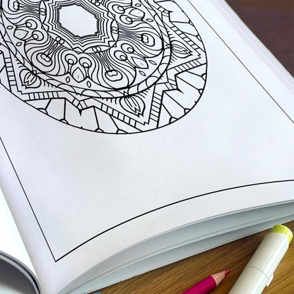 Petal Pulse – Floral Mandala Coloring Pages – 48 Intricate Designs for Adults