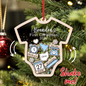 Custom Baby's First Christmas 2025 - Personalized Shaker Ornament - Customized Baby Name, New 1st Baby Gift, Baby Keepsake, 4D Shake Babies Ornament
