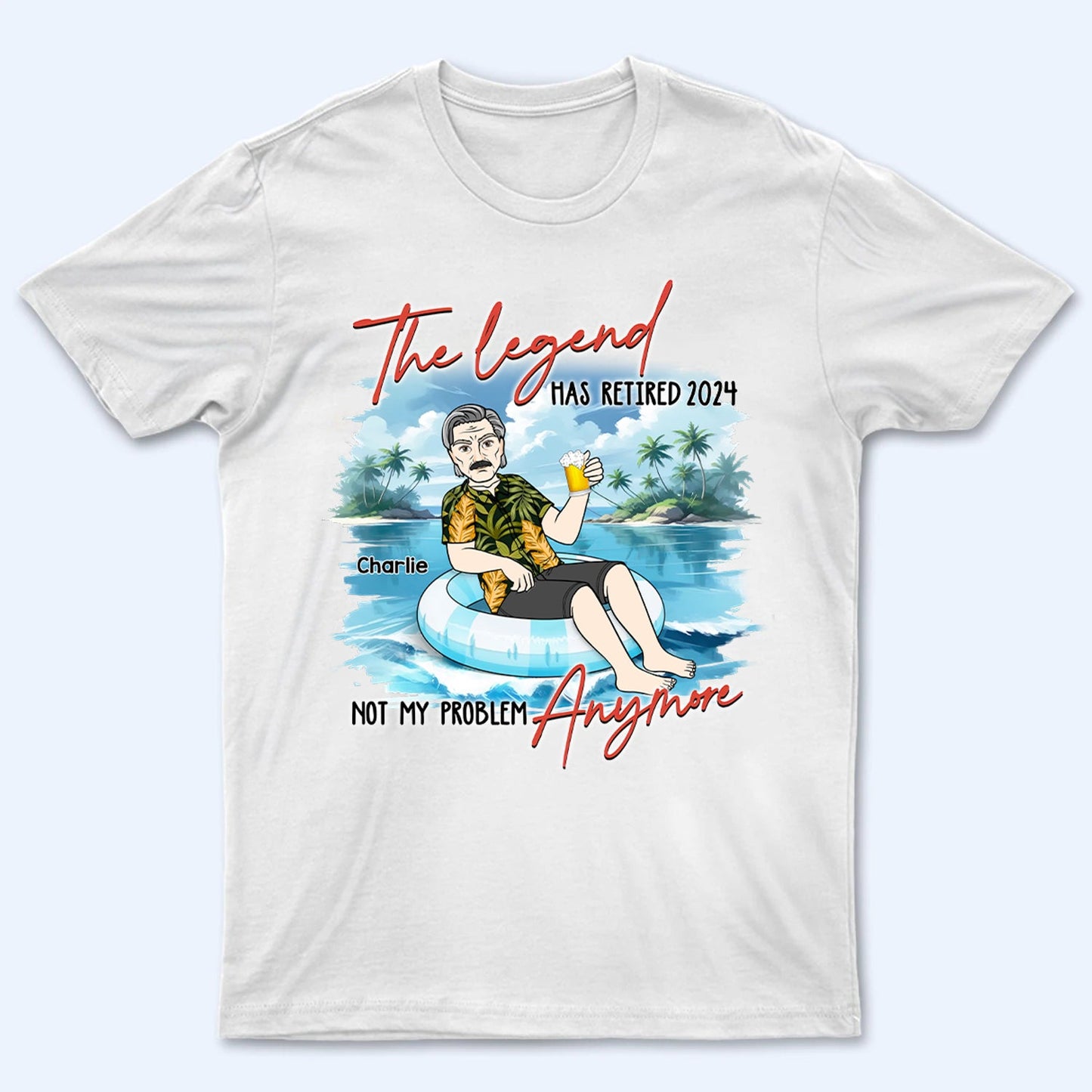 Retirement Gift Summer - Personalized Custom T Shirt -  Retirement Gift For Colleagues, Mom, Dad, Grandparent